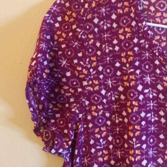 eddie bauer womens lot of 2 short sleeve button up blouses sz XS - Picture 4 of 10